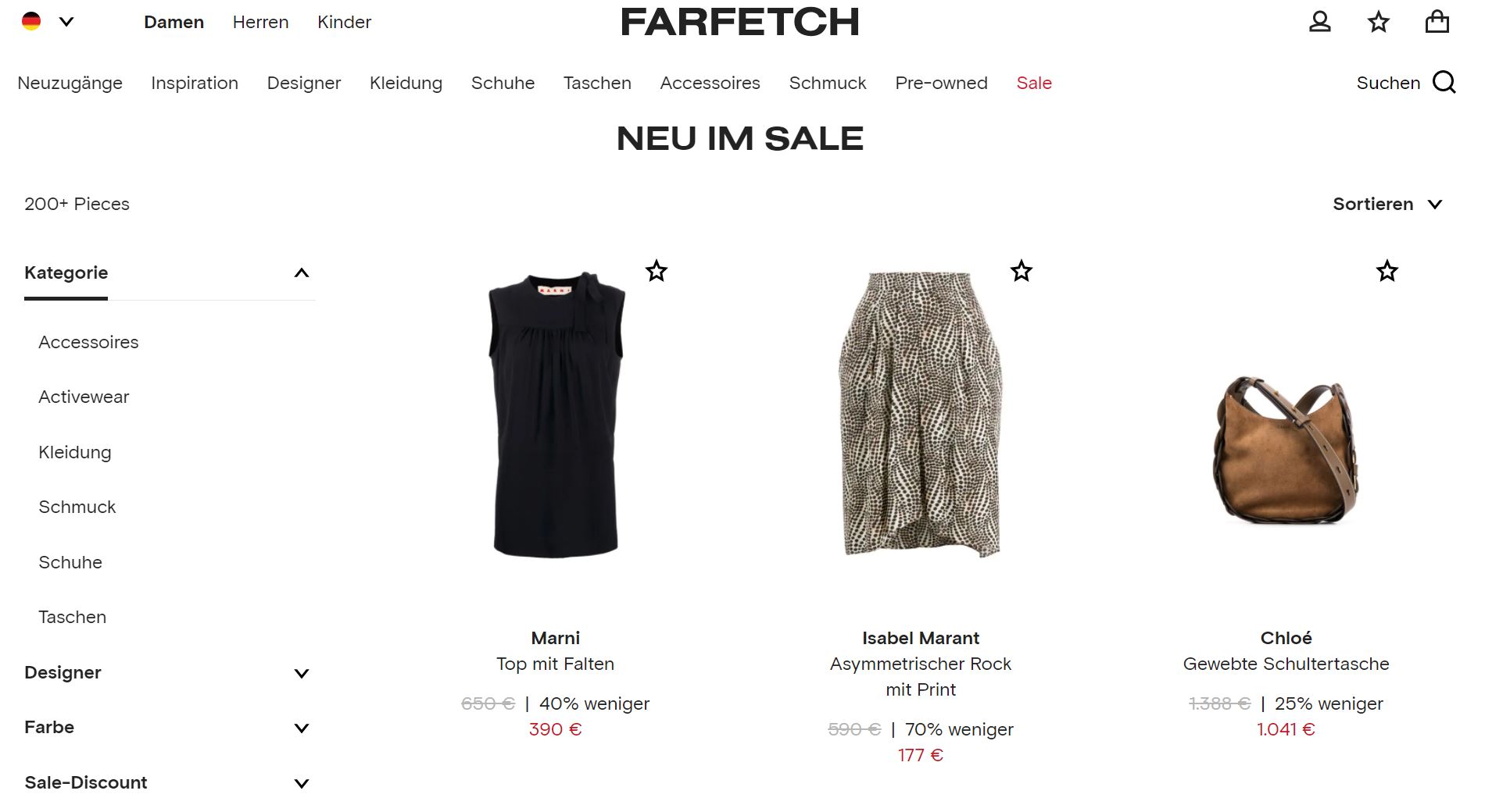 Farfetch SALE: bis zu 60% Rabatt